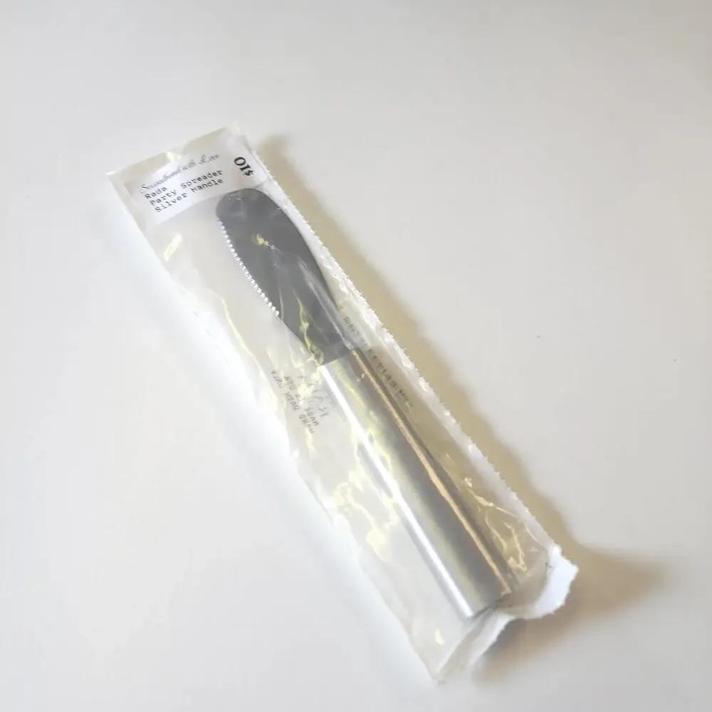 Rada Party Spreader Knife Silver Handle New in Package